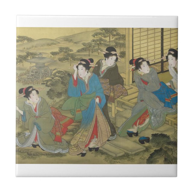 Baldosas tradicionales japonesas de cerámica (Frente)