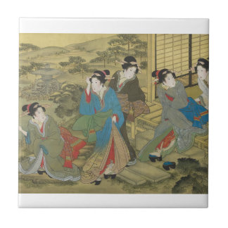 Baldosas tradicionales japonesas de cerámica