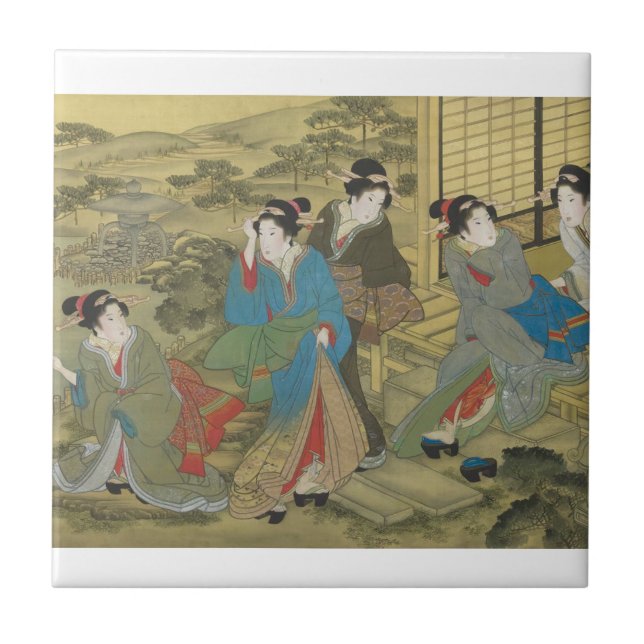 Baldosas tradicionales japonesas de cerámica (Frente)