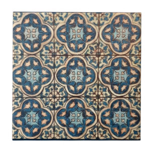 Baldosas tradicionales vintage arte cerámica