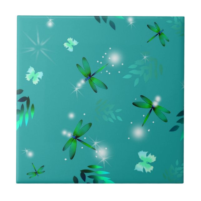 Baldosas y baldosas de mariposas (Frente)