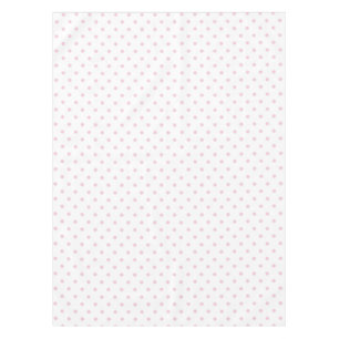 Balerina de polka blanca con flores rosa manteles