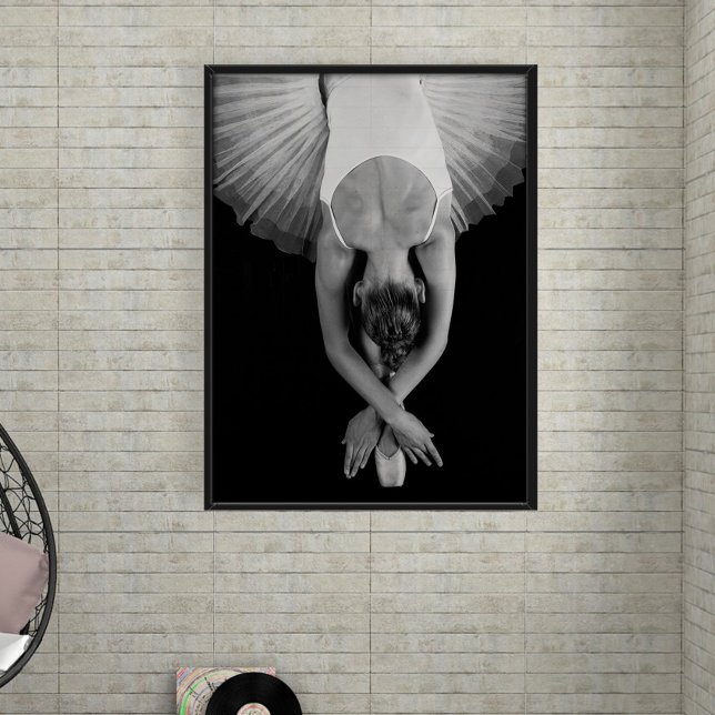 Balerina moderna Arte fotográfico en blanco y negr (Subido por el creador)