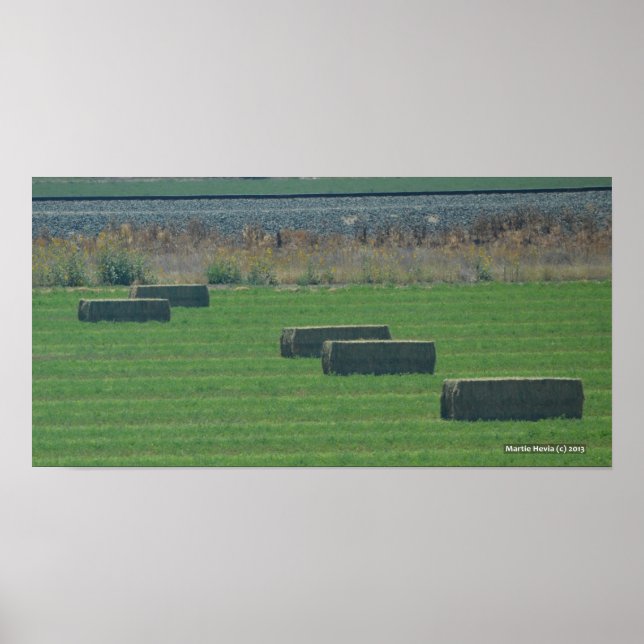 Bales de Hay II - Impresión fotográfica (Frente)