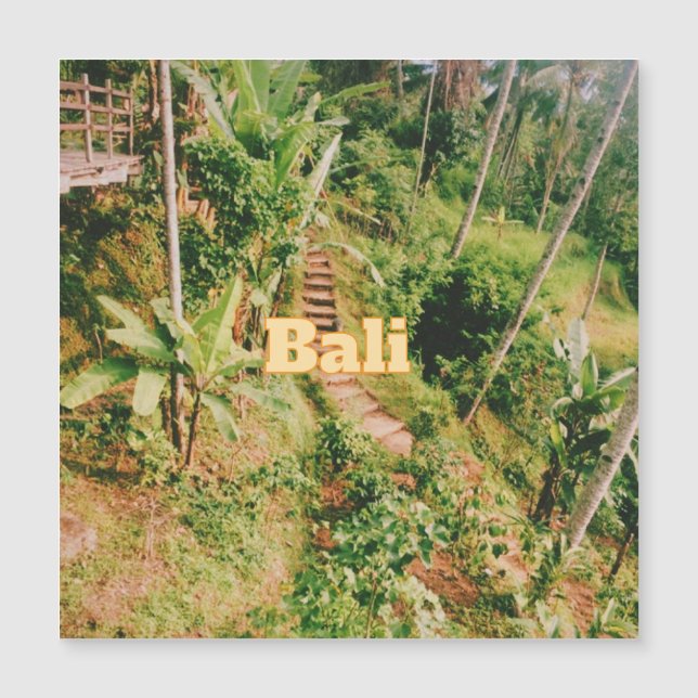 Bali Souvenir Flexible Photo Magnet (Anverso)
