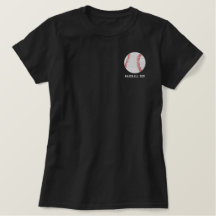 Ball de béisbol personalizado con camiseta bordada