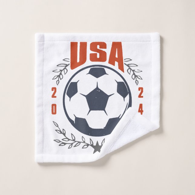 Ball de fútbol de Estados Unidos 2024 Stars & Laur (Toallita)