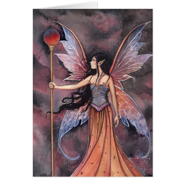 Ball of Fire Fairy Card (Frente)