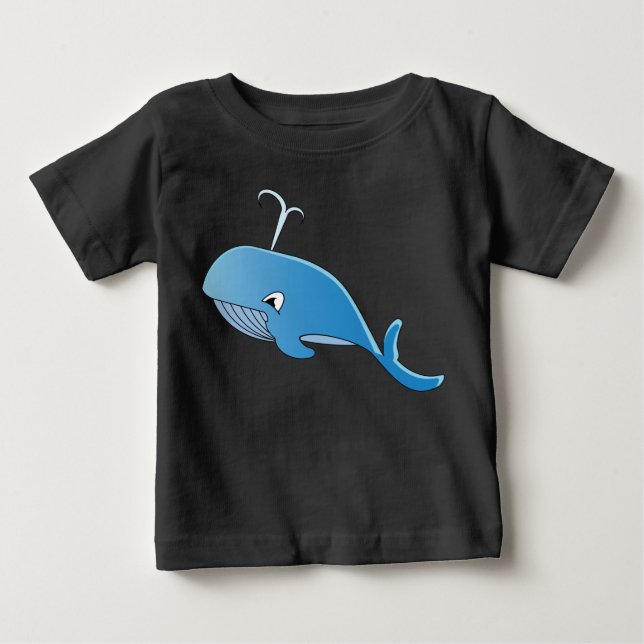 Ballena - Bebé  camiseta de Jersey (Anverso)