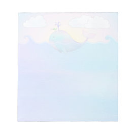 Ballena - Bloc de notas de 5,5" x 6"