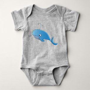 Ballena - Bodysuit de jersey para bebé