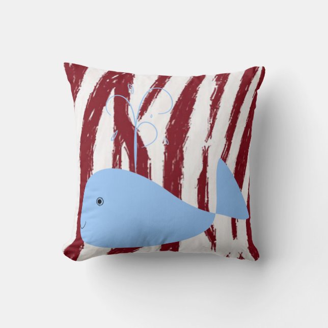 Ballena Cojín decorativo (Anverso)