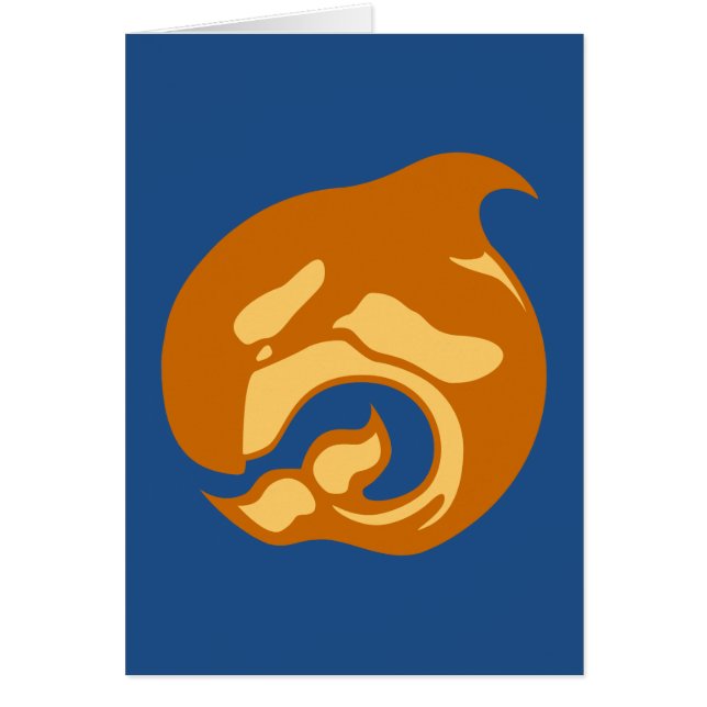 ballena de naranja quemada (Frente)