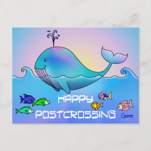 Ballena de posttravesía - postal