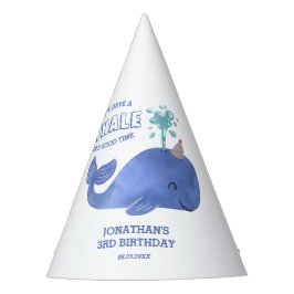 Ballena De Un Fiesta De Tiempo Dedicado Gorra Cump