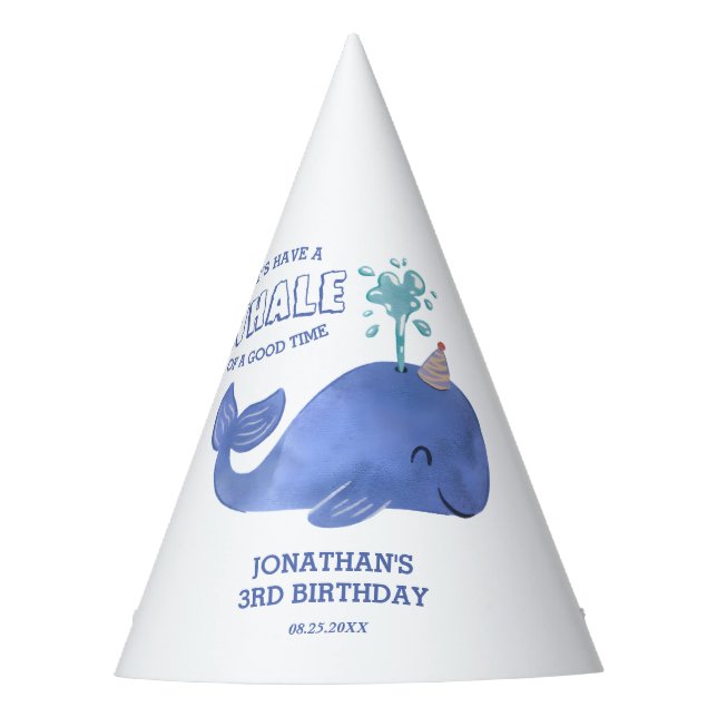 Ballena De Un Fiesta De Tiempo Dedicado Gorra Cump (Anverso)