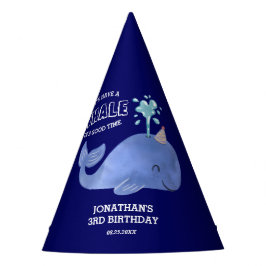 Ballena De Un Tiempo Fiesta Gorra Naval Cumpleaños