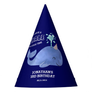 Ballena De Un Tiempo Fiesta Gorra Naval Cumpleaños