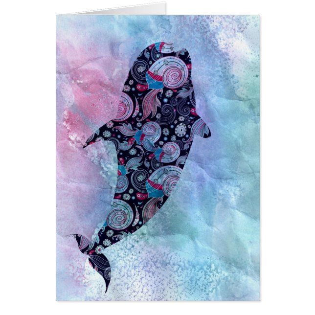 Ballena ornamental de la silueta (Frente)