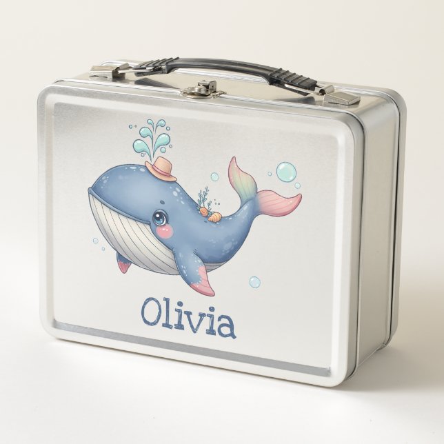 Ballena Pequeña Linda y Curiosa (Anverso)