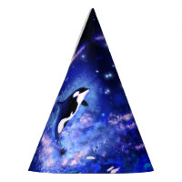 Ballenas asesinas en Gorra de Fiesta de luna llena
