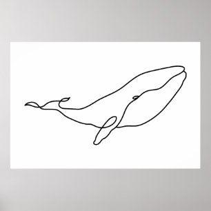 Ballenas , ilustracion de arte de línea