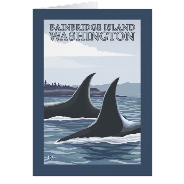 Ballenas Orcas #1 - Isla Bainbridge, Washington (Frente)