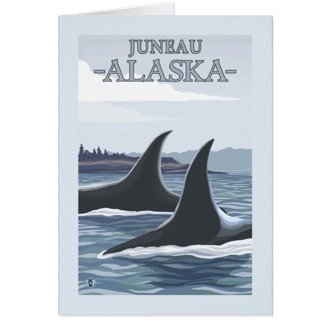 Ballenas orcas #1 - Juneau, Alaska (Frente)
