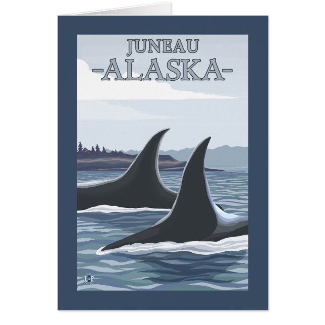 Ballenas orcas #1 - Juneau, Alaska (Frente)