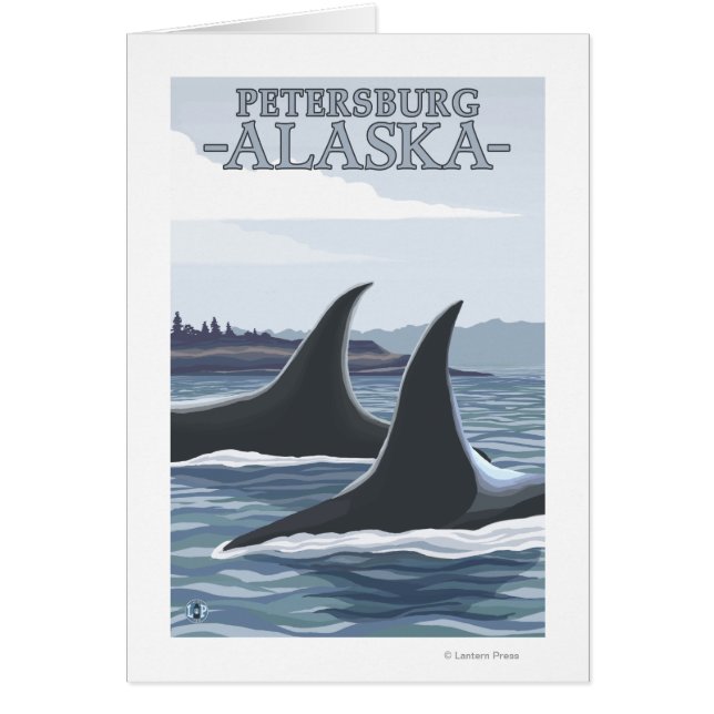 Ballenas orcas #1 - Petersburgo, Alaska (Frente)