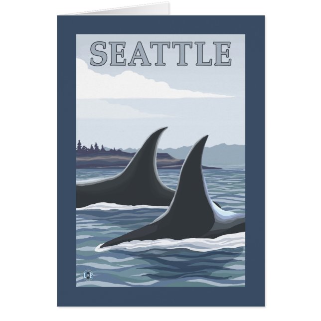Ballenas Orcas #1 - Seattle, Washington (Frente)