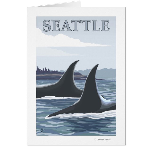 Ballenas Orcas #1 - Seattle, Washington (Frente)