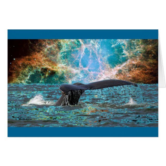 Ballenas y Supernova (Anverso (Horizontal))