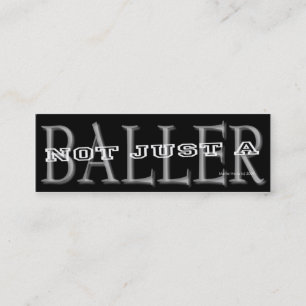 Baller - tarjeta personal de los medios sociales