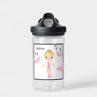 Ballerina 1 Cute Dance Chica Botella de agua