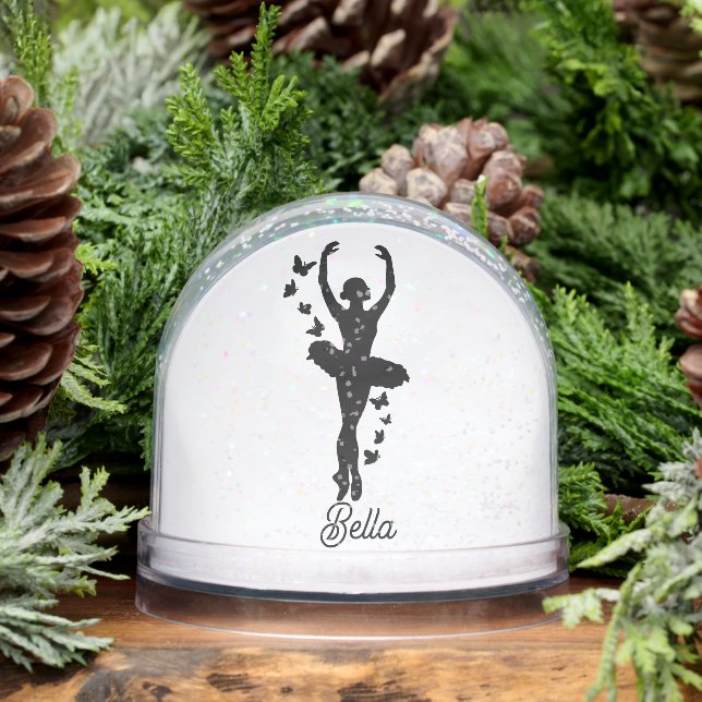 Ballerina Dancer Snow Globe (Invierno)