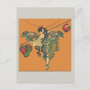 Ballerina Faerie Con Tarjeta De Farolilla