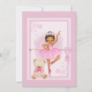 Ballerina flora Invitación
