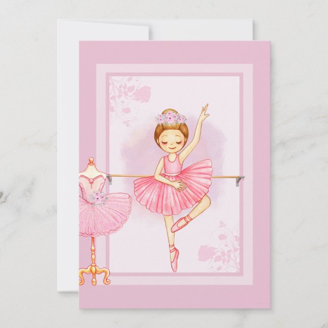 Ballerina floraI Invitación (Anverso)