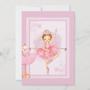Ballerina floraI Invitación