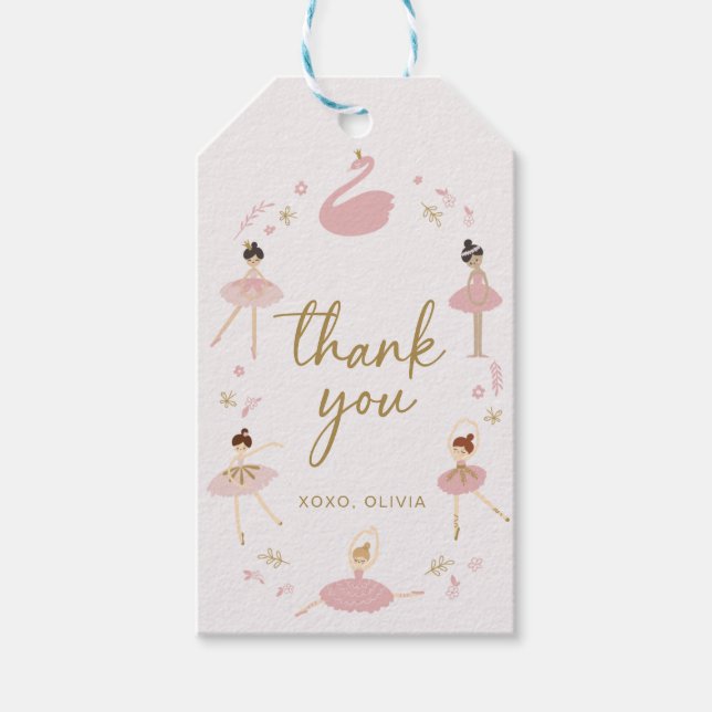Ballerina Gracias Etiqueta ・ Ballet Gigante Etique (Anverso)