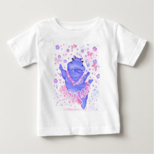 Ballerina Hippo Bailarina Camiseta Funny Bebé