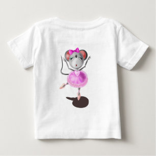 Ballerina Mouse Bebé Camiseta Bailarina de ballet