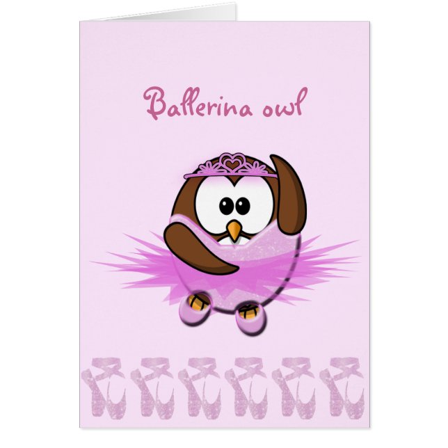 Ballerina owl - purpurina (Frente)