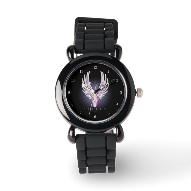 Ballet alado (baile) reloj de pulsera (Anverso)