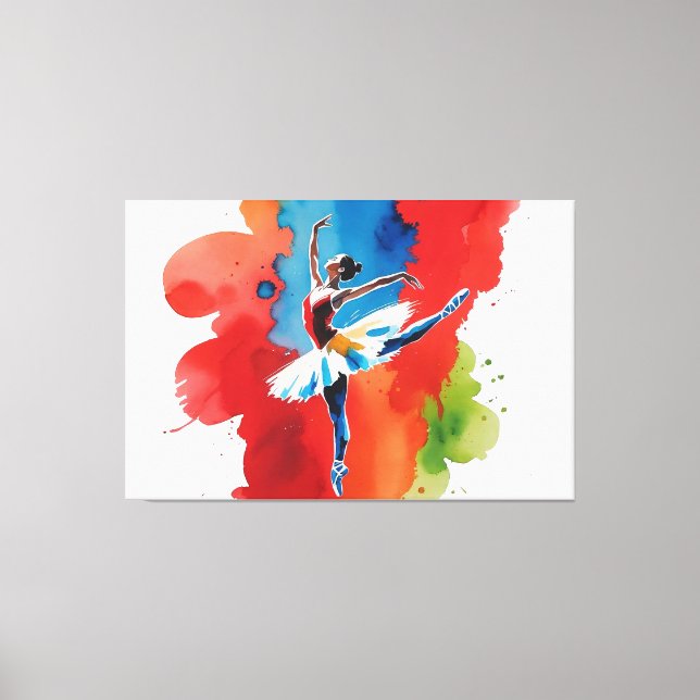 Ballet con la fuerza expresiva del arte abstracto  (Anverso)