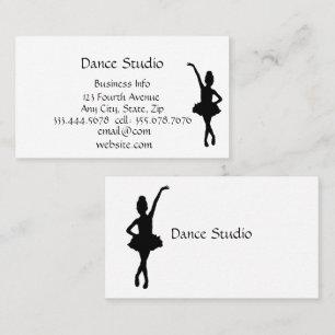 Ballet Dance Studio School - Tarjeta de presentaci