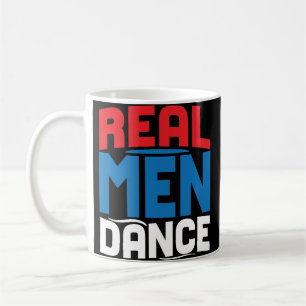 Ballet del varón del profesor de la taza de café