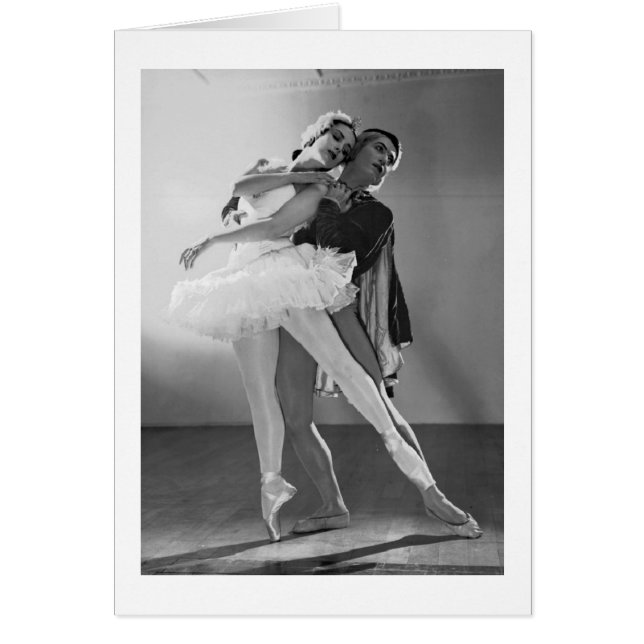 Ballet del vintage - lago swan, (Frente)
