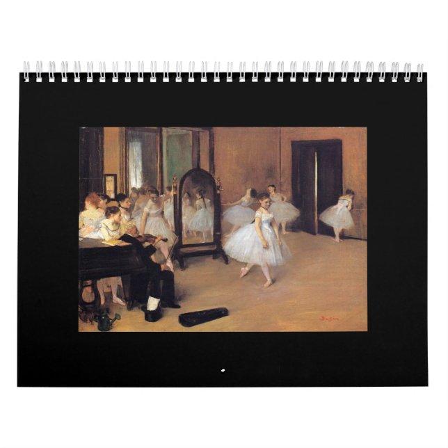Ballet en Arte, Calendario de Baile, Degas, Renoir (Tapa)